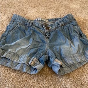 Denim shorts